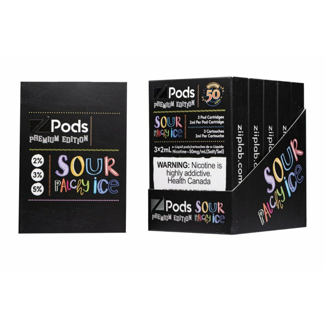 Zpods Sour patchy ice 20mg/mL