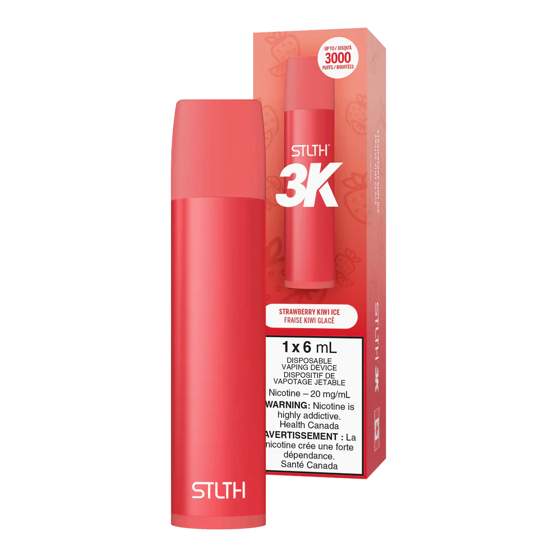 Stlth 3k Strawberry Kiwi Ice 20mg/mL disposable (Provincial)